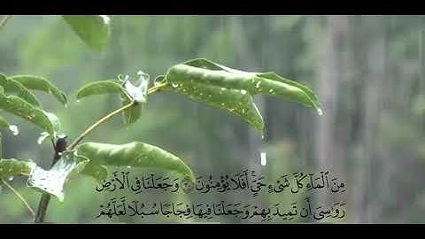 ماتيّسر من سورة الانبياء