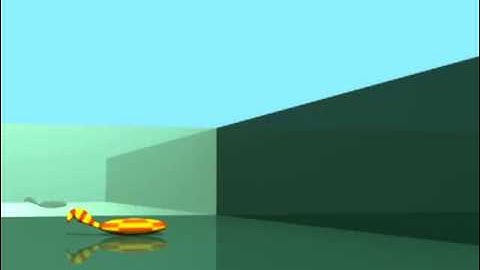 3d animation ball with tail