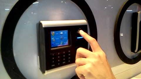 Fingerscan Suprema  Biostation .mp4