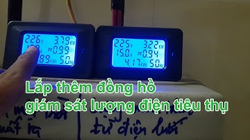 Theo dõi lượng điện tiêu thụ hàng ngày bằng cách lắp thêm đồng hồ giám sát đơn giản