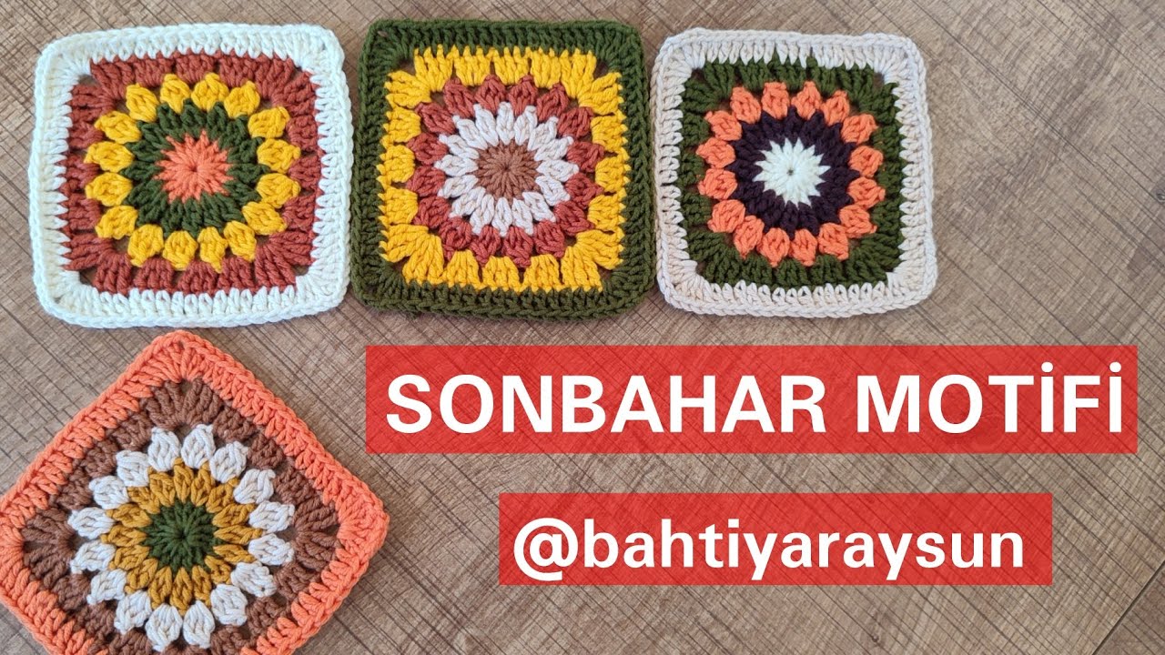 SONBAHAR MOTİFİ 🍁🍂HIRKALARDA YELEKLERDE KULLANILACAK HARİKA BİR MOTİF