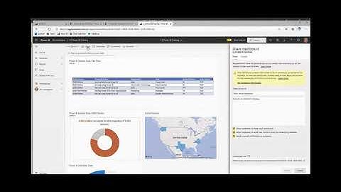Up and Running with Power BI for D365 - Part 9 - Publish Dashboard Share
