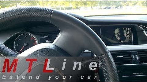 Audi A4 B8 8K - MMI 3G video in motion activation - vključitev predvajanja videa med vožnjo