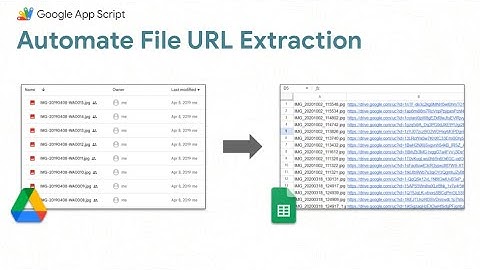 Extract hyperlinks of files in Google Drive folder to Google Sheet automatically | App Script