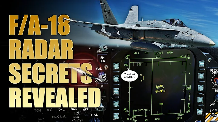 F/A-18 Radar Discovering the Secrets | DCS | Tutorial