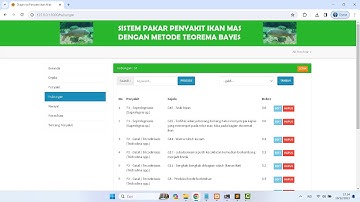 🔴 Aplikasi Diagnosa Penyakit Ikan Mas Metode Teorema Bayes Menggunakan Laravel 🔴