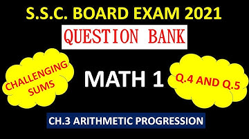 CLASS 10 QUESTION BANK SOLUTION CH.3 ARITHMETIC PROGRESSION Q.4(CHALLENGING SUMS)