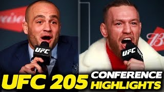 Conor McGregor, Eddie Alvarez - Best Trash Talk Highlights/Moments Ahead of UFC 205