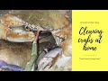 How to clean crabs at home  ummuls kitchen diary