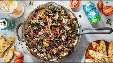 Grilled IPA Bacon Mussels