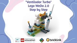LEGO WEDO 2.0 ⚙️ VENTILADOR TURBO | TURBO FAN WeDo 2.0| TUTORIAL ✔️ (45300)
