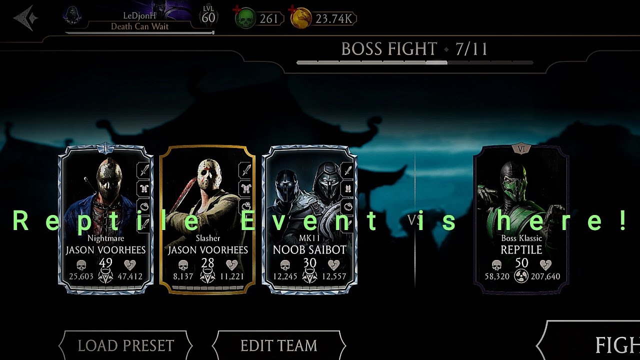 MK Mobile: Reptile Event is here! - YouTube