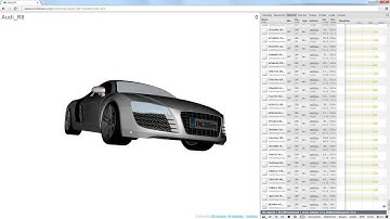 XML3DRepo - progressive loading of 1M polygon model in a web browser