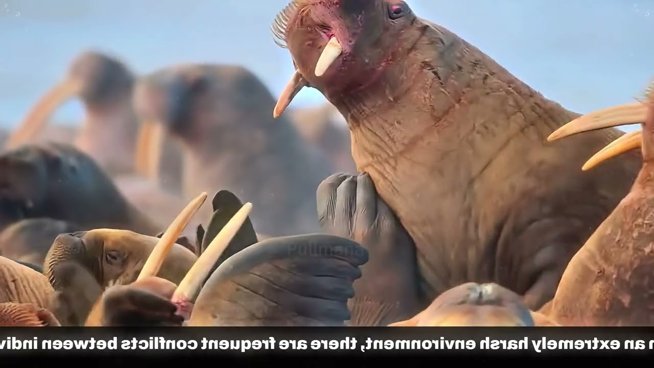 Why do walruses jump off cliffs?