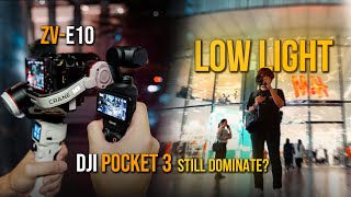 DJI Pocket 3 vs Sony ZV-E10 | APSC vs 1 Inch Sensor | No Difference at all ?