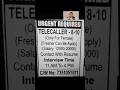 #telecallingjobs #femalesjob #moradabadjobs #ytstudio #dailynewjobs