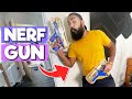 NERF GUN WAR WITH LOGGY 🤣