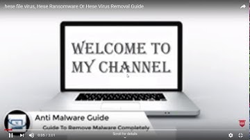 how can i remove hese file virus+restore all files