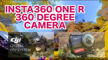 INSTA360 ONE R & DJI FPV SYSTEM 360 4K VIDEO