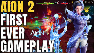 AION 2 First Ever Real Gameplay - INSANE GLADIATOR CLASS Skills & Combat Preview - New MMORPG - F2P
