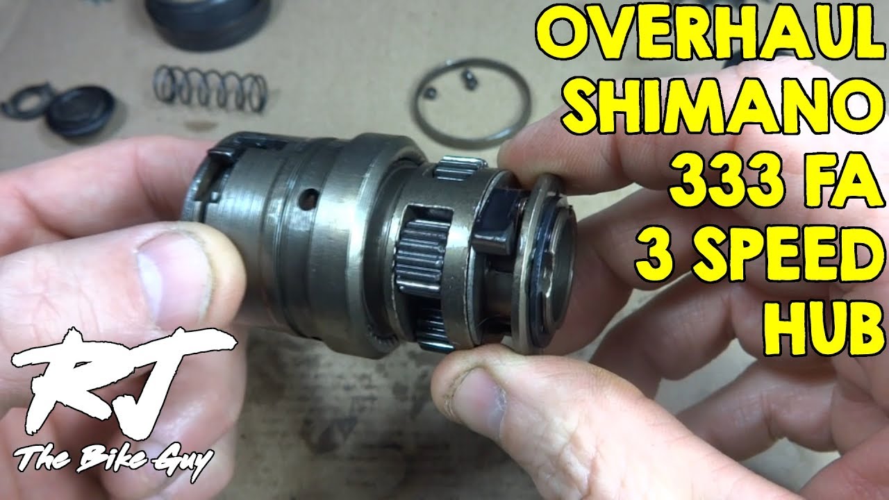 How To Overhaul Shimano 333 FA 3-Speed Hub - YouTube