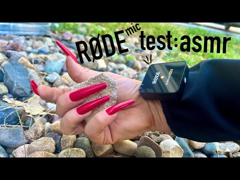 ASMR Rode Mic Test - Fast Tapping & Scratching