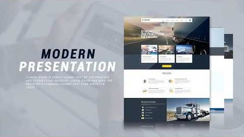 Minimal Website Presentation | After Effects project | Videohive template
