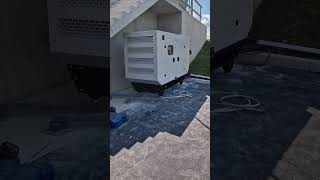 Generator space saving system