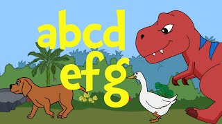 Alphabet ABC Phonics (Lowercase) - Part 1: a, b, c, d, e, f and g