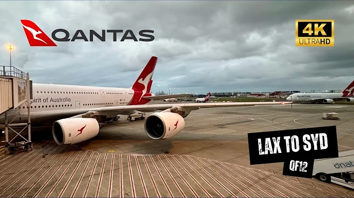 QANTAS A380 QF12 Economy Class - Los Angeles to Sydney, Row 88 All To Myself (Feb 2024) (4K)