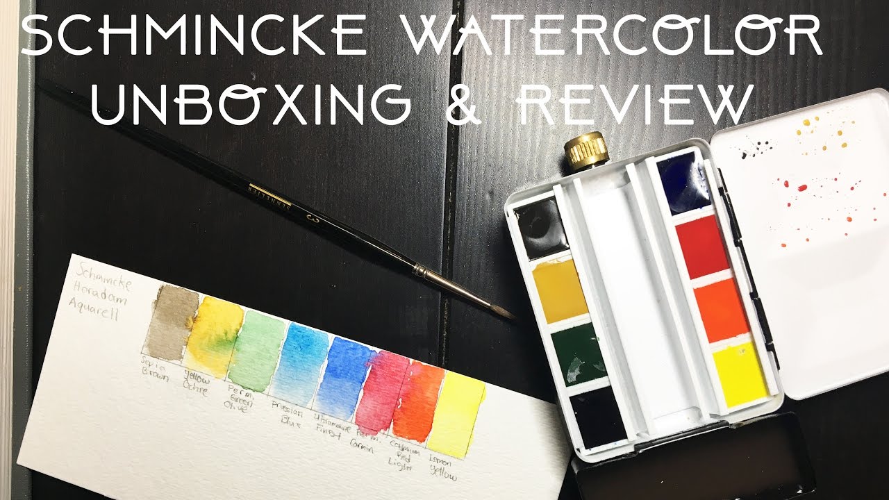 Schmincke Watercolor Color Chart