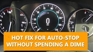 Annoying auto-stop problem fix free Buick Lacrosse for dummies like me