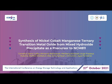 2A_2_Synthesis of Nickel Cobalt Manganese Ternary Transition Metal Oxide from Mixed Hydroxide