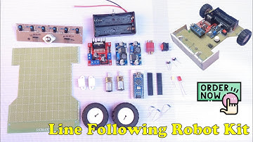 Line Following Robot Full Kit | Line Following Robot Components