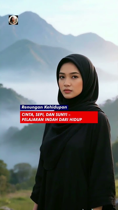 Cinta, Sepi, dan Sunyi – Pelajaran Indah dari Hidup - Renungan Kehidupan  #motivasi #katabijak