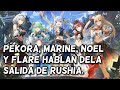 Pekora, Marine, Noel y Flare acerca de la cancelación del contrato de Rushia [Hololive Sub Español]