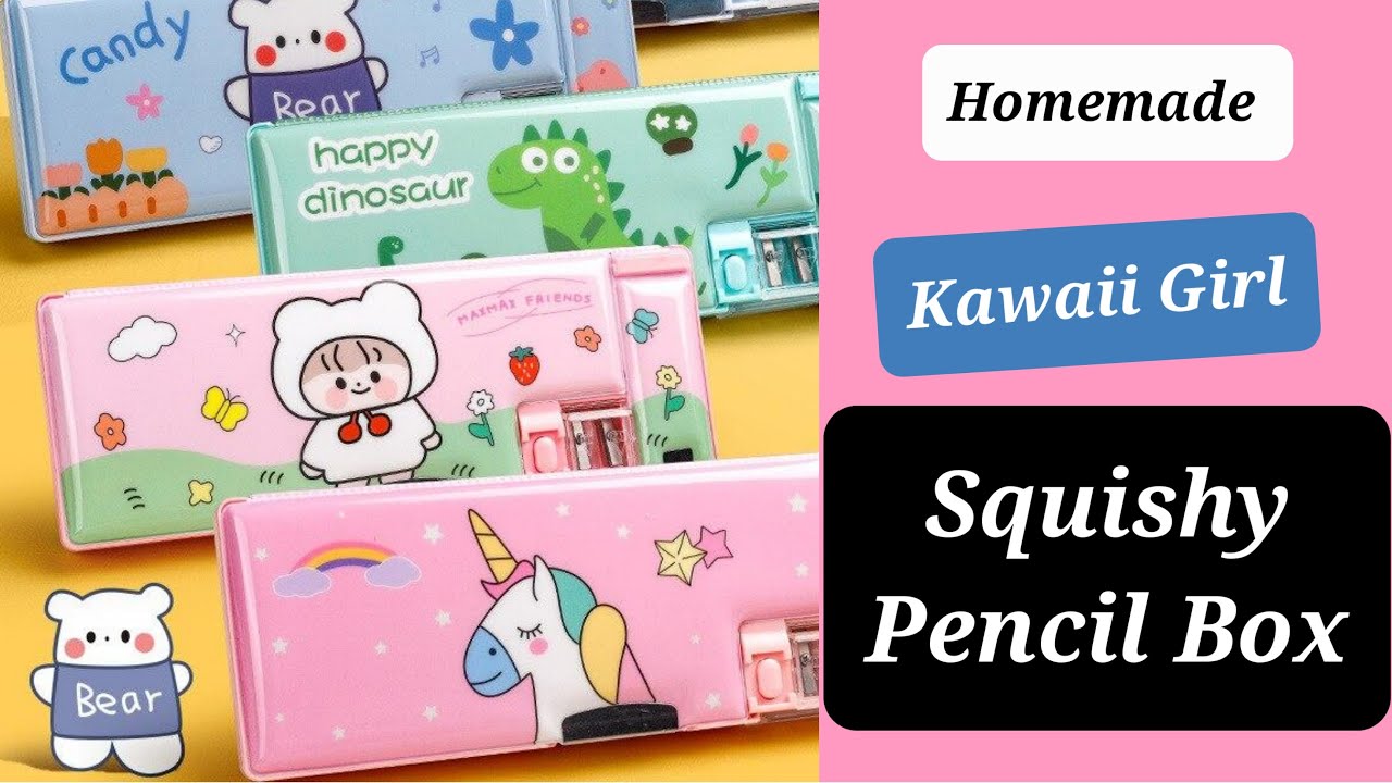 Creative Japanese Cute Kawaii Transparent Pp Plastic Pencil Case