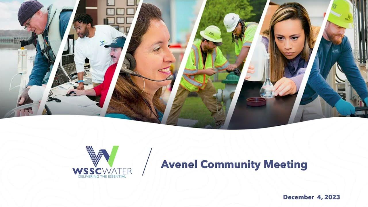 Avenel Community Meeting with the Washington Suburban Sanitary Commission (WSSC) YouTube