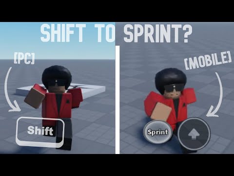 How to Make MOBILE SPRINT & SHIFT TO SPRINT? [PC/MOBILE]