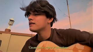 Ruth B. - Dandelions male cover by Arron Rebustes withs