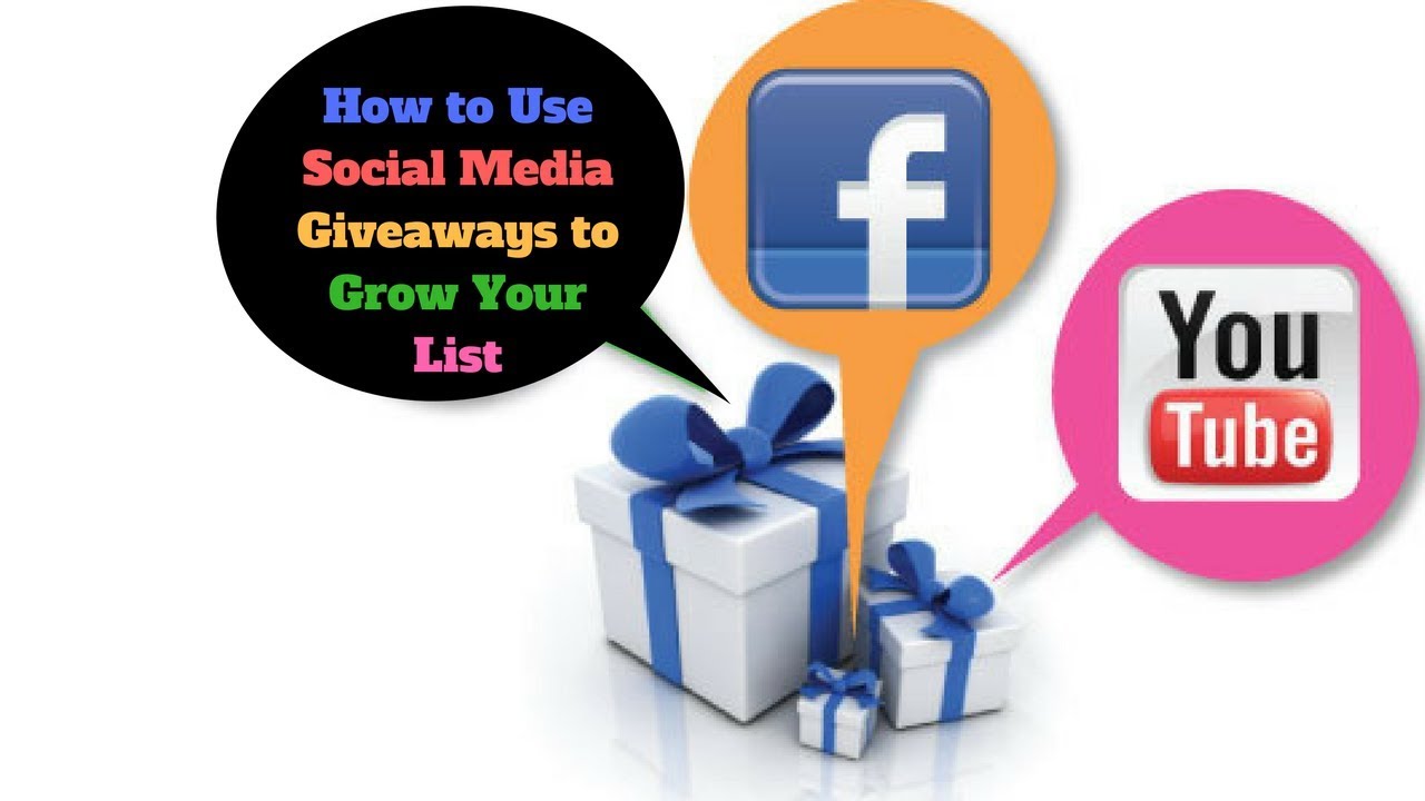 How to Use Social Media Giveaways to Grow Your List