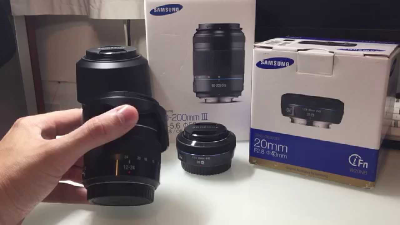 Samsung NX – 16-50mm vs. 18-55mm vs. 20-50mm –