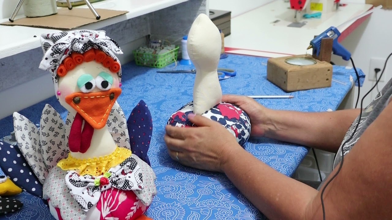 Galinha peso de porta / Passo á passo