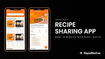The Fastest Way to Make a Recipe App with React Native | RapidNative 🚀