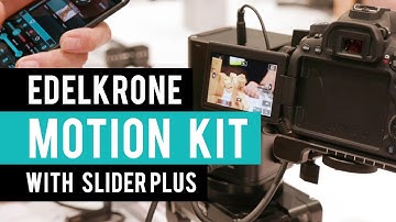 Edelkrone Motion Kit with SliderPlus at NAB 2018