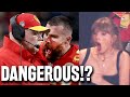 AWFUL! Taylor Swift&#39;s BF Travis Kelce HITS Coach Andy Reid at Superbowl?! | CAUGHT On Video