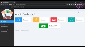 Vehicle Sales Management System in PHP MySQL with Source Code - CodeAstro