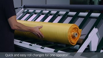 Zünd Cradle Feeder for fabric rolls