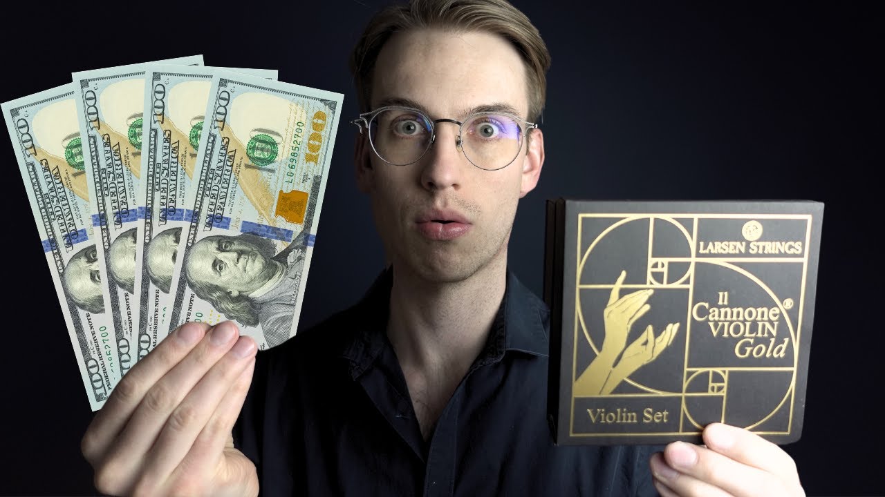 Il Cannone Violin Gold Strings - Unboxing The Most Expensive Violin Strings