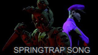 Sfm Fnaf Spring Trap Ultimate Custom Night Original Song - Fnaf Song Animation 2018